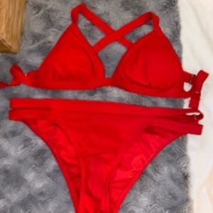 Red Bikini Set